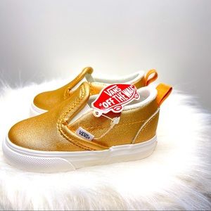 VANS Toddler Rose Gold Size 5